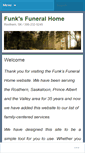 Mobile Screenshot of funksfuneralhome.ca