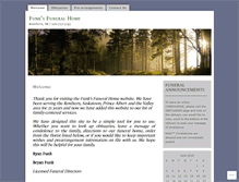 Tablet Screenshot of funksfuneralhome.ca